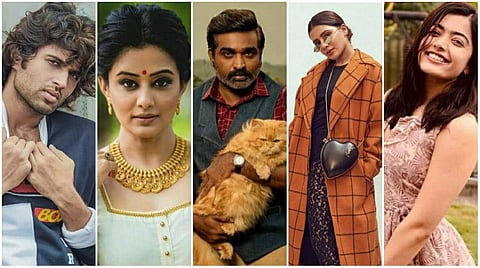 From Vijay Deverakonda to Samantha Akkineni, a line up big names from the Telugu and Tamil film industries are gearing up to make their debuts in the Hindi film industry.