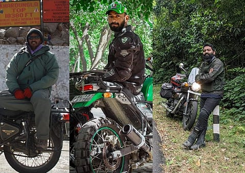 Bikers Kalyan, Zouhan and Sharath