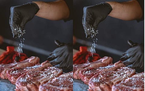 Coffee crusted steak by The Wesin Goa