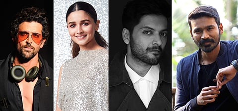Hrithik Roshan, Alia Bhatt, Ali Fazal and Dhanush