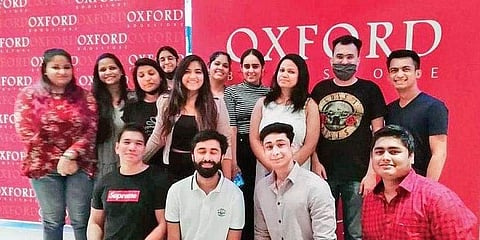 The community organised a support meet at Oxford Bookstore, Connaught Place