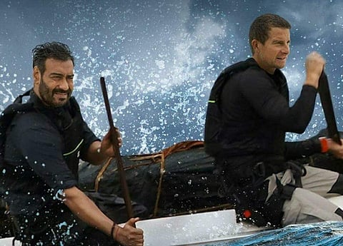Ajay Devgn recently took a trip to the Indian Oceans for Bear Grylls's reality show 'Into The Wild'.