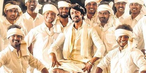 A still from Kotigobba 3