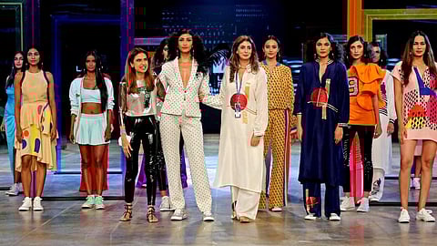 Shweta Bachchan Nanda and Monisha Jaising's label MXS made its debut at FDCI x Lakmé Fashion Week with an athleisure collection