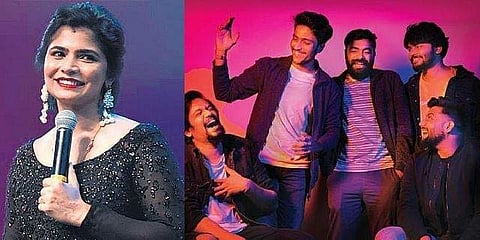 (L) Chinmayi Sripada and (R) Capricio