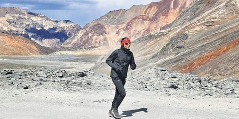 Sufiya during one of her expeditions