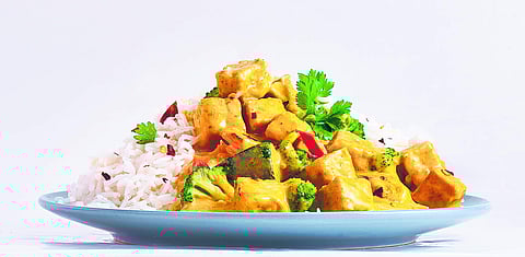Asian yellow curry