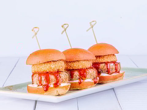 American sliders at Hard Rock Cafe, Kolkata