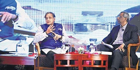 Shashi Tharoor and David Davidar