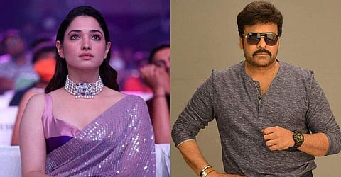 Tamannaah and Chiranjeevi
