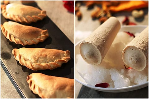 Vegan Gujiya & Vegan Kulfi