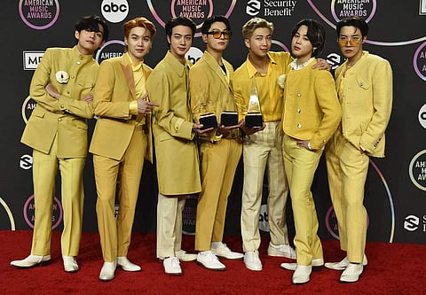 BTS were crowned artist of the year at the American Music Awards