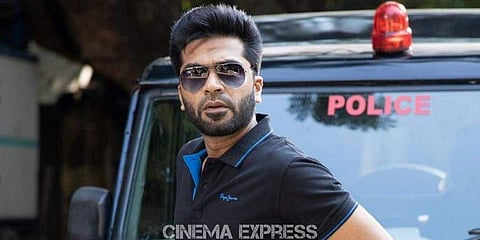 Silambarasan in a still from 'Maanadu'. (Photo| Cinema Express)