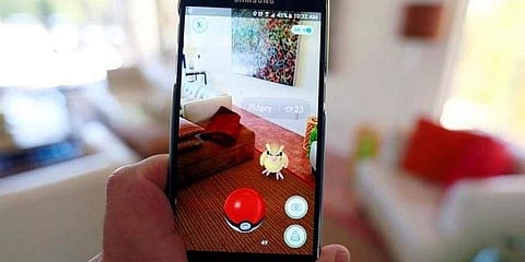 An augmented reality mobile game (Representational Image)