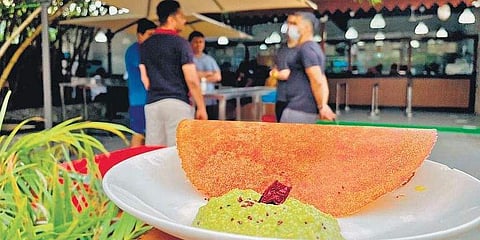 Chow Chow baath, dosa