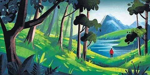 All of Hannah Joseph’s artworks have that one thing in common — her love for nature on par with her admiration for the feminine spirit.