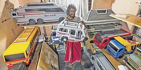 Shiji KJ is an artist who makes a living selling lottery. He also suffers from a neurological disorder that makes his hands tremble. It’s probably these odds that make his art truly special