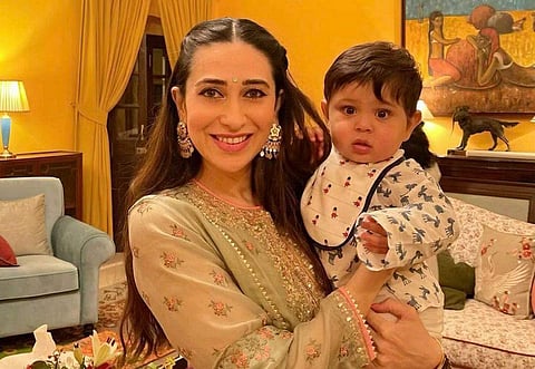 Karisma Kapoor with Jeh