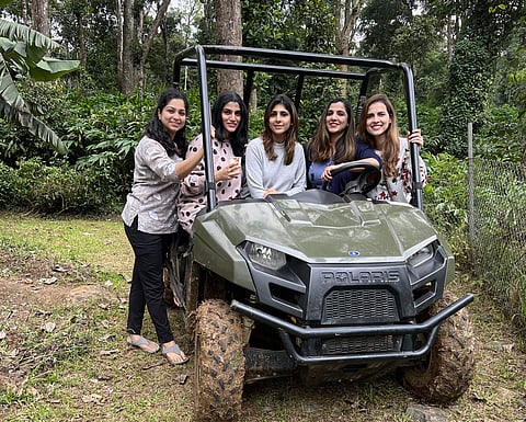 Merin, Manchal, Pooja, Shilpa & Paloma in Kerala