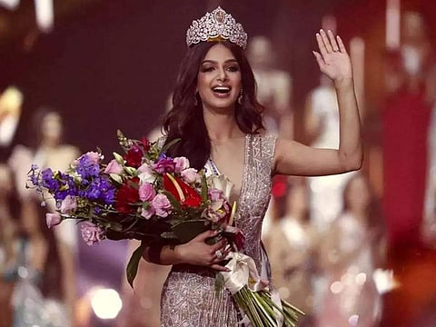 Harnaaz Sandhu was crowned Miss Universe 2021.