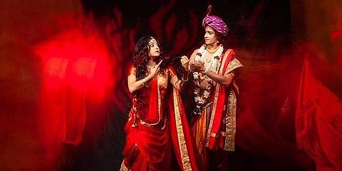 A musical dance performance of Nirupama and Rajendra. (Photo | Special Arrangement)