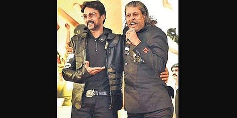 Kichcha Sudeep and Kapil Dev