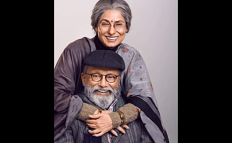 Dimple Kapadia and Pankaj Kapur in Jab Khuli Kitaab