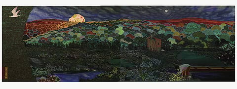 Amjum Rizve's artwork on display