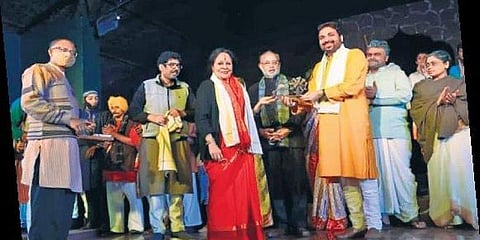 The play is an attempt in the right direction that brings to highlight the ultimate message- Gandhi could save us in 1947, Gandhi can save us in 2021. (Photo | Express)