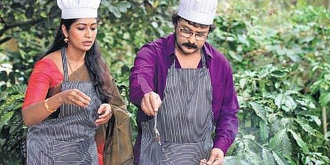 Navya Nair and Ravichandran
