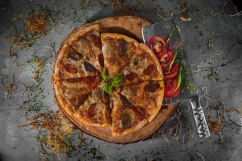 Sausage Pizza at Ozora