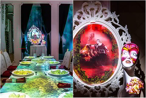 Banquet of Hoshena takes its patrons to an imaginary land where kings and queens, fairies and volcanoes come alive on table, and sometimes on dining plates over a seven-course meal.