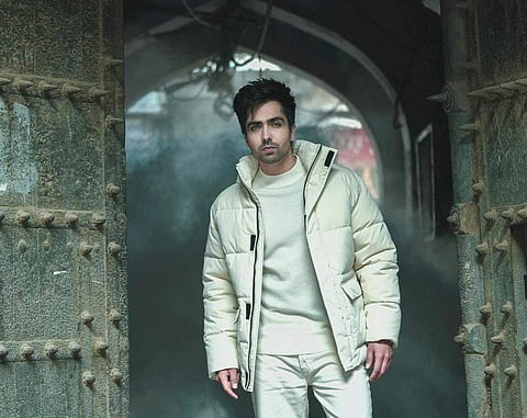Harrdy Sandhu strikes a pose. Credits: Harrdy's Instagram