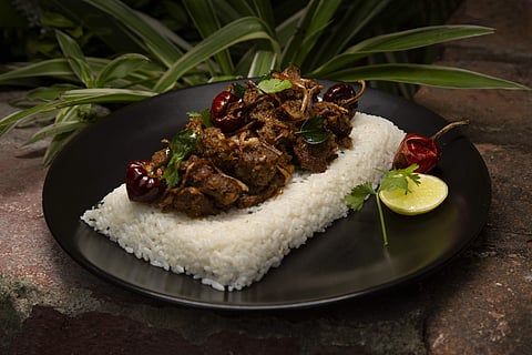 Mutton chukka at Crimson Chakra