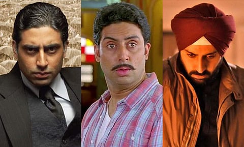 Abhishek Bachchan in Guru, Bol Bachchan, and Manmarziyaan