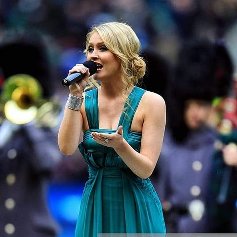 Singer Camilla Kerslake and her husband Chris Robshaw are expecting their first child