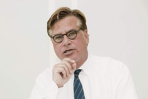 Aaron Sorkin wins Golden Globes Best Screenplay - Motion Picture for The Trial of the Chicago 7