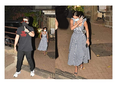 Arjun and Malaika spotted together. Source: Internet