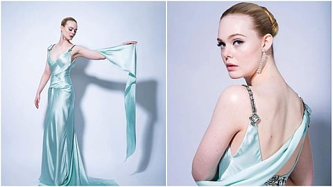 Elle Fanning is custom Gucci