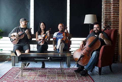 A few VSQ members: (L to R) Tom Lea, Amanda Lo, Earl Maneein and Derek Stein. Image courtesy: CMH label