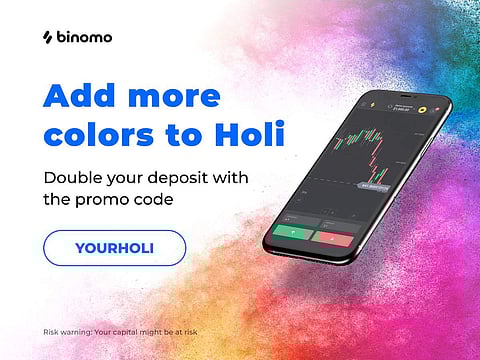 Celebrate Holi with Binomo trading platform
