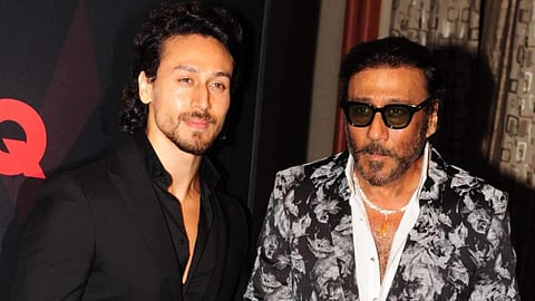 Tiger Shroff with his father Jackie Shroff