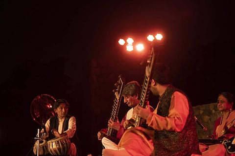Ustad Saeed Zafar Khan at the festival