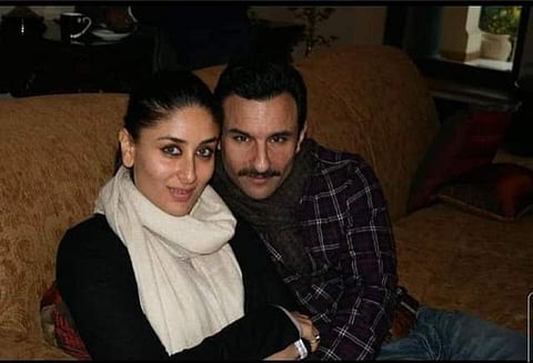 Kareena with Saif