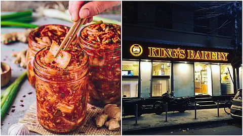 The Korean bakery is selling fresh kimchi