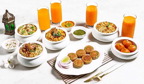 Iftari spreads by ITC Royal Bengal and ITC Sonar