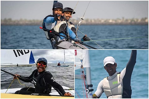 Varun Thakkar & Ganapathy Chengappa (top), Nethra Kumanan (left), Vishnu Saravanan (right)