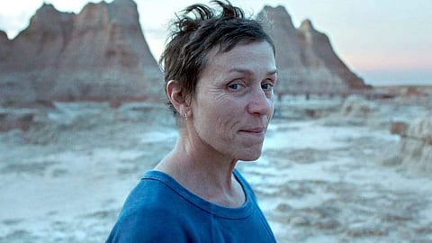 Frances McDormand from Nomadland