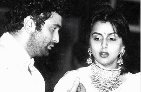 An old picture of Rishi Kapoor and Neetu Kapoor (Image courtesy: Neetu Kapoor)