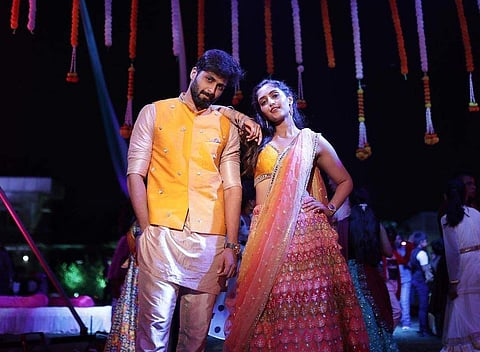 Ashwin Kumar with Reba John for the album song Kutty Pattas. Courtesy: Instagram/Reba John